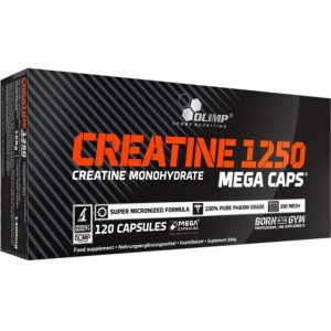 CREATINE 1250 MEGA CAPS 120 CAPS