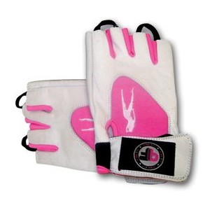 GUANTES PINK FIT BLANCO-ROSA