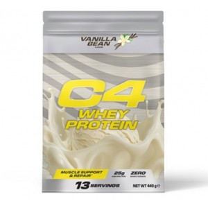 C4 WHEY PROTEIN VANILLA BEAN 449 GR