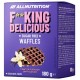 FITKING WAFFLES VANILLA WITH COCOA 180 GR