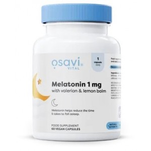MELATONIN WITH VALERIAN & LEMON BALM 1 MG 120 CAPS
