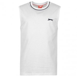 CAMISETA SIN MANGAS SLAZENGER WHITE