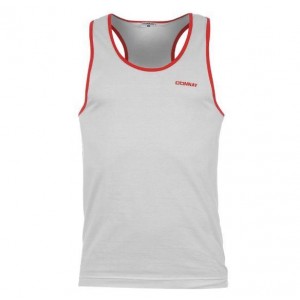 CAMISETA SIN MANGAS DONNAY WHITE