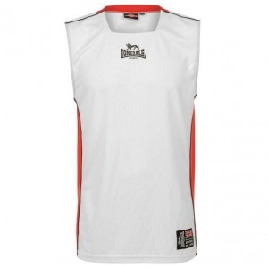 CAMISETA BASKET LONDSDALE WHITE-RED