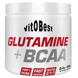 GLUTAMINE + BCAA 200 GR