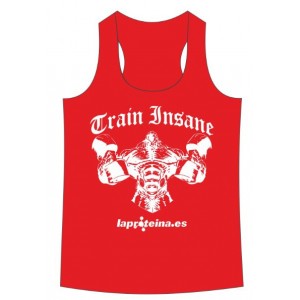 CAMISETA TRAIN INSANE TIRANTES ROJA