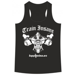 CAMISETA TRAIN INSANE TIRANTES NEGRA
