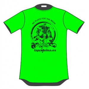 CAMISETA MANGA CORTA NO PLACE VERDE FLUOR