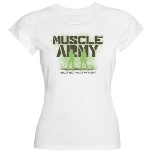 CAMISETA MUSCLE ARMY GIRL WHITE