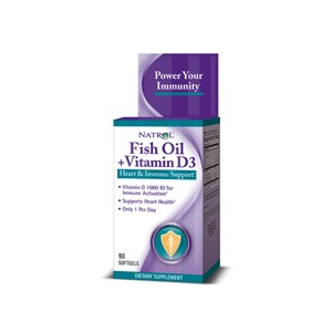 FISH OIL + VITAMIN D3 90 PERLAS