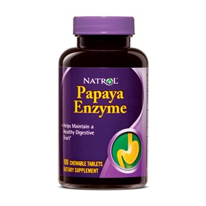 PAPAYA ENZYME 100 TABS MASTICABLES