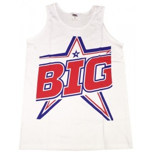 CAMISETA BIG SIN MANGAS BLANCA