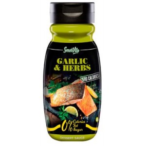 SALSA ZERO AJO Y FINAS HIERBAS 320 ML