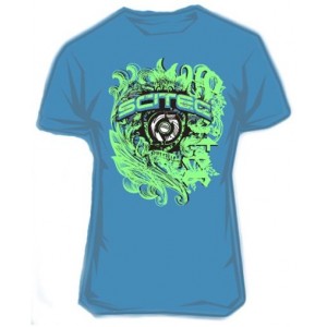 CAMISETA ORNAMENT AZUL