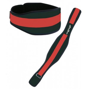 CINTURON DE NEOPRENO NEGRO/AZUL