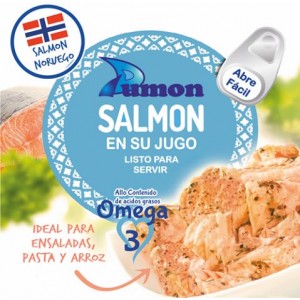 SALMON EN SU JUGO 10 X 90 GR