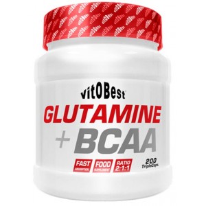 GLUTAMINE + BCAA TRIPLECAPS 200 CAPS