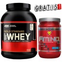 100% WHEY GOLD STANDARD 2,27 KG + AMINO X