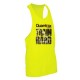 CAMISETA TRAIN HARD AMARILLA
