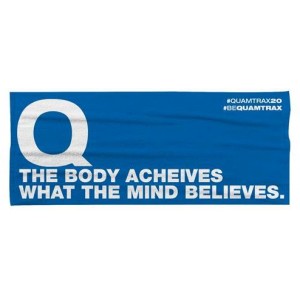 TOALLA THE BODY ACHIEVES WHAT THE MIND BELIVES