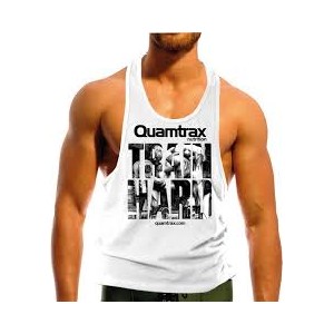 CAMISETA TRAIN HARD BLANCA