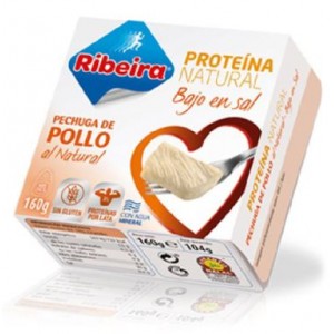 PECHUGA POLLO NATURAL REDUCIDA EN SAL 6X160 GR