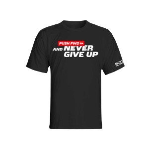 CAMISETA PUSHFWD NEVERGIVEUP
