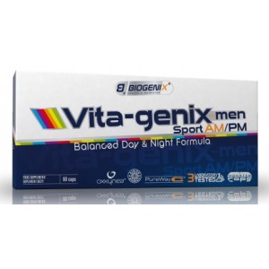 VITA-GENIX MEN SPORT AM/PM 60 CAPS