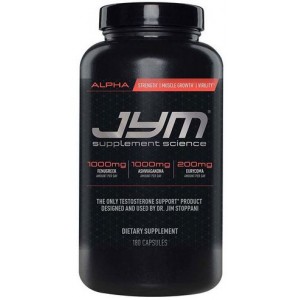 ALPHA JYM TESTOSTERONE SUPPORT 180 CAPS