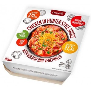 POLLO EN SALSA ESTILO CAZADOR CON BULGUR Y VERDURAS 300 GR