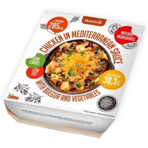POLLO EN SALSA MEDITERRANEA CON BULGUR Y VERDURAS 300 GR