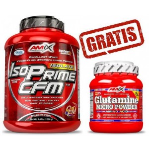ISOPRIME CFM ISOLATE 2 KG + GLUTAMINE 300 GR