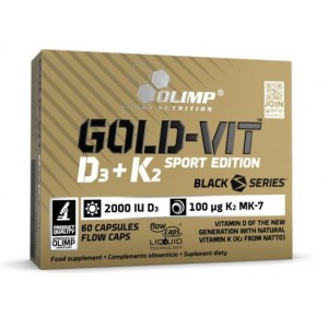 GOLD-VIT D3+K2 SPORT EDITION 60 CAPS