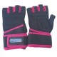 GUANTES MUÑEQUERA ROSA Y NEGRO