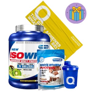 ISOWHEY 2,27 KG + 100% WHEY PROTEIN 500 GR