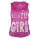 CAMISETA FIT GIRL ROSA ELASTIC-DRY