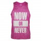 CAMISETA NOW OR NEVER ROSA ELASTIC-DRY