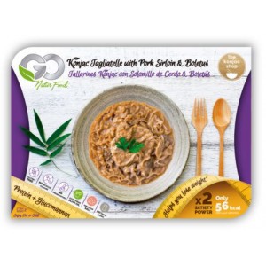 TALLARINES KONJAC CON SOLOMILLO Y BOLETUS 250 GR