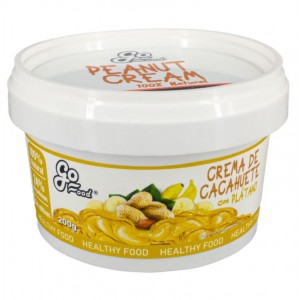 CREMA DE CACAHUETE PLATANO 200 GR