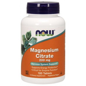 MAGNESIUM CITRATE 200 MG 100 TABS