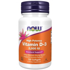 VITAMIN D3 2000 IU 120 PERLAS