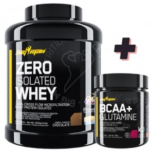 ZERO ISOLATED WHEY 2 KG + BCAA GLUTAMINE 300 GR