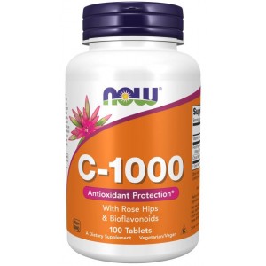 VITAMIN C-1000 WITH ROSE HIPS & BIOFLAVONOIDS 100 TABS