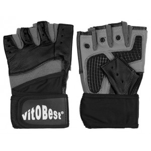 GUANTES MUÑEQUERA CUERO