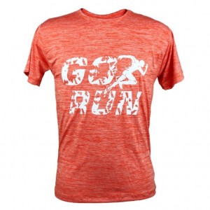 CAMISETA CHICO GO RUN NARANJA