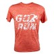 CAMISETA CHICO GO RUN NARANJA