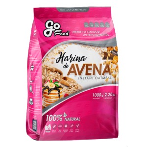 HARINA AVENA GO FOOD 1 KG