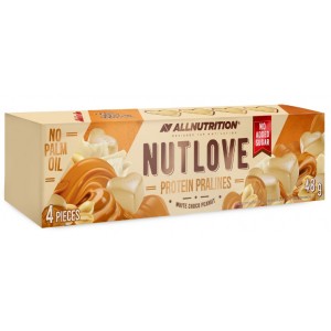 NUTLOVE PROTEIN PRALINES WHITE CHOCO PEANUT 48 GR