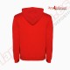 SUDADERA URBAN CON CAPUCHA ROJO