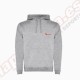 SUDADERA URBAN CON CAPUCHA GRIS